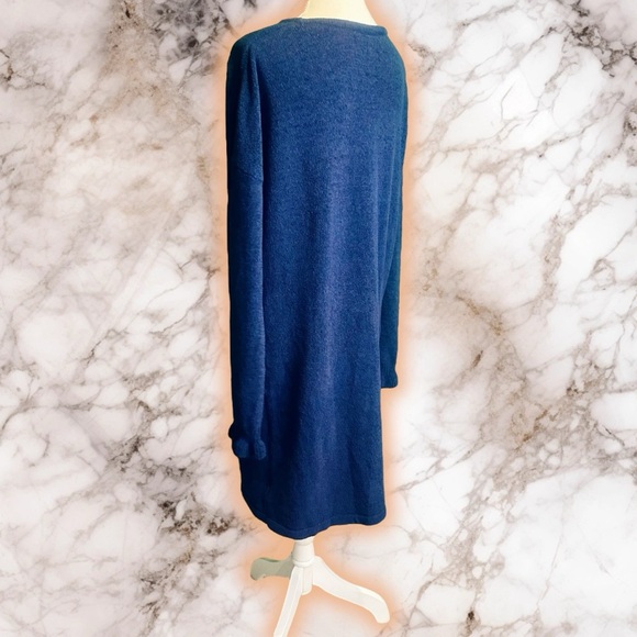 Lilly Pulitzer ‘Galen’ Chenille Ruffle Cuff Sweater Dress in “True Navy” Size XL - Picture 9 of 15